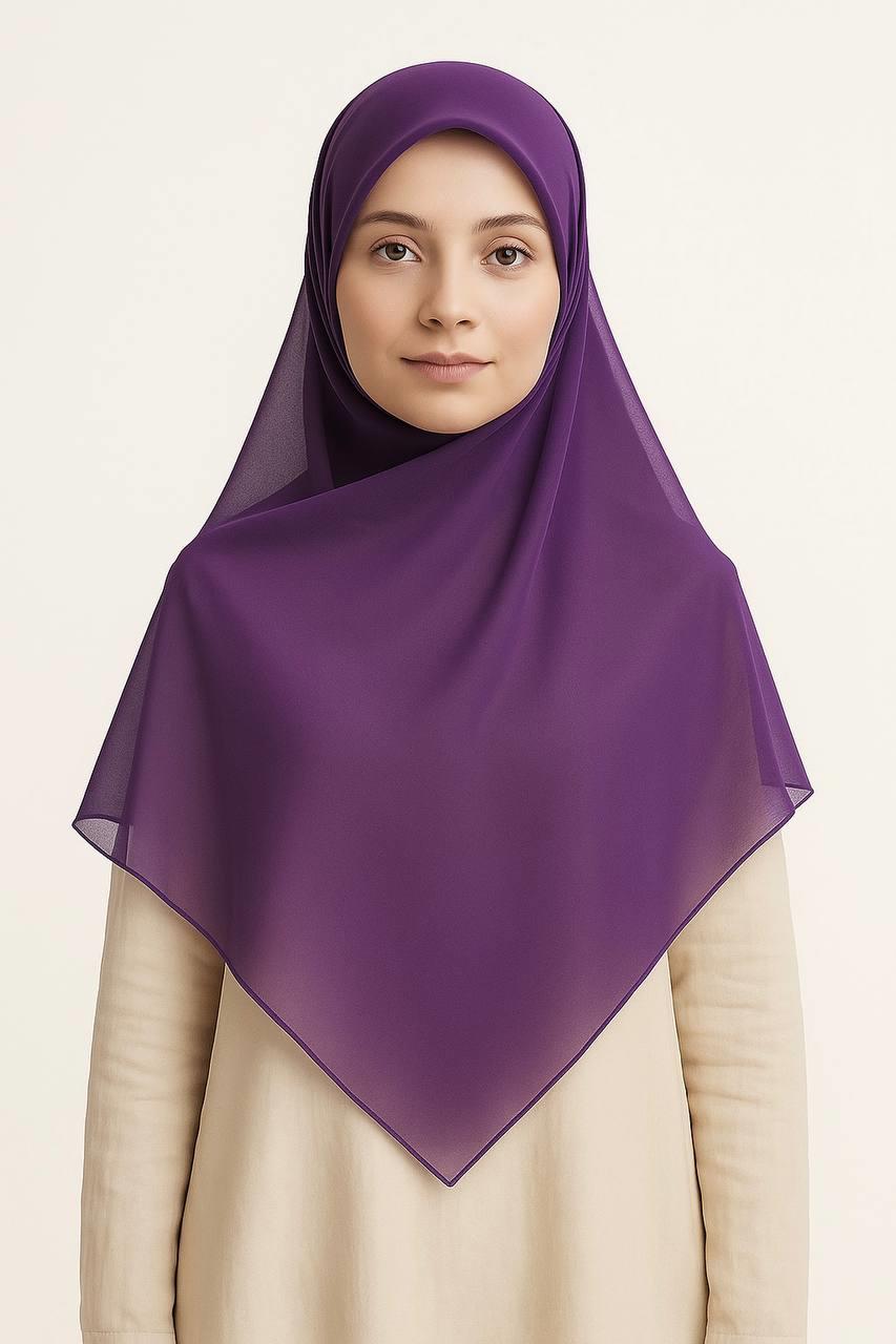 6000-11 Şifon Eşarp 150*150 cm