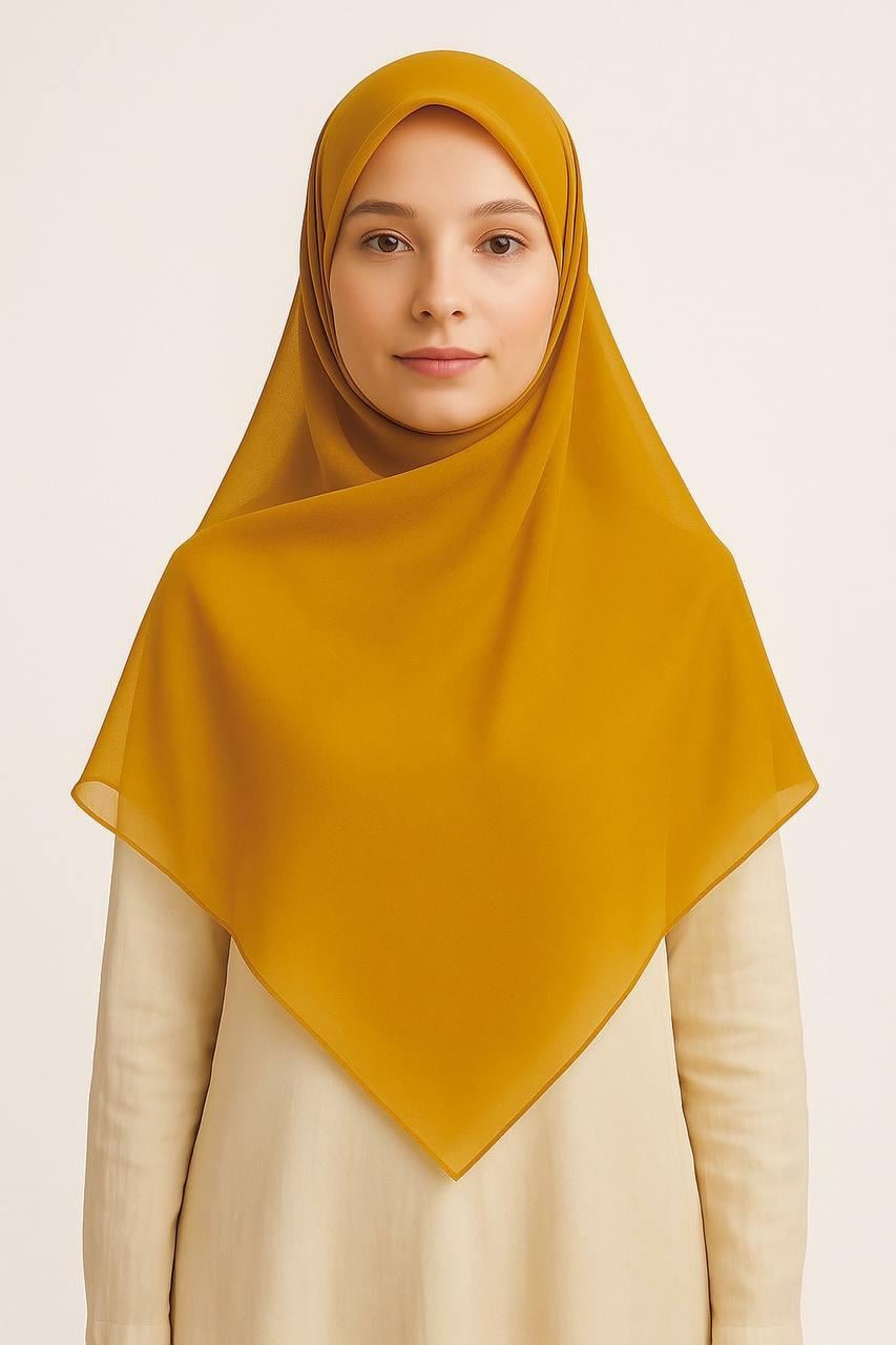 6000-2 Şifon Eşarp 150*150 cm