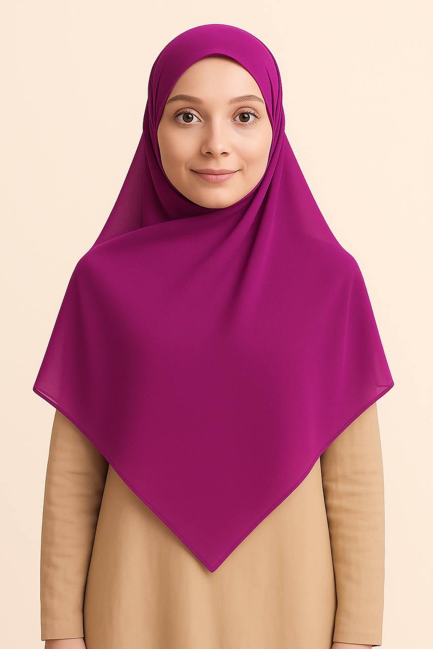 6000-39 Şifon Eşarp 150*150 cm