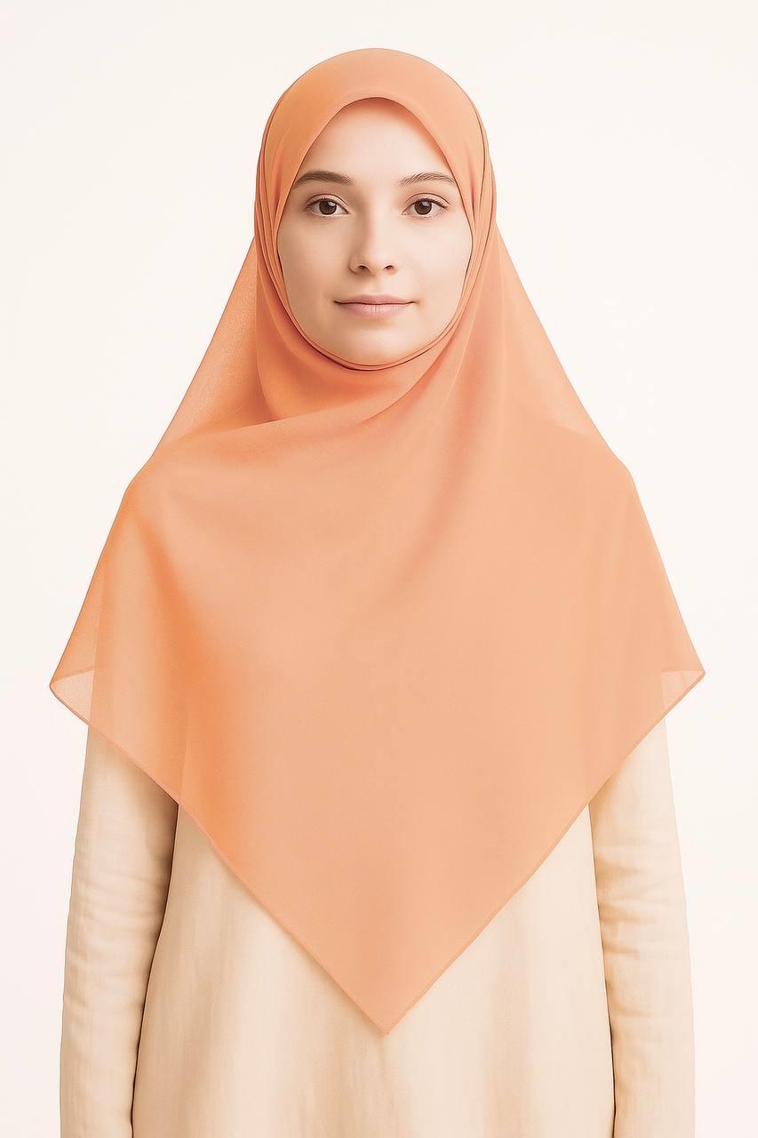 6000-4 Şifon Eşarp 150*150 cm