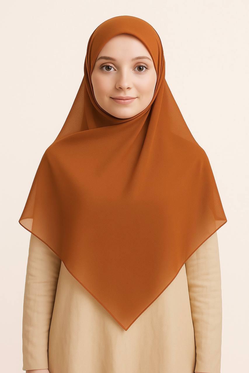 6000-41 Şifon Eşarp 150*150 cm