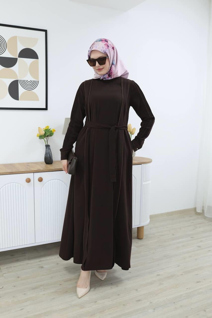 7016 Sade Modern Ferace - Kahverengi