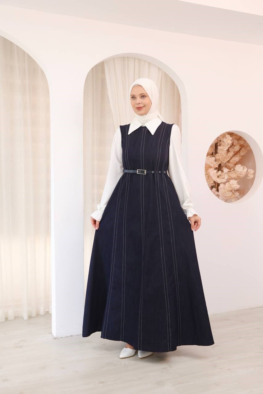 7130 Tonlu Kot Set - Koyu Kot