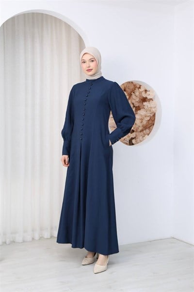 7142 Sade Zarafet Ferace - Saks Mavisi 