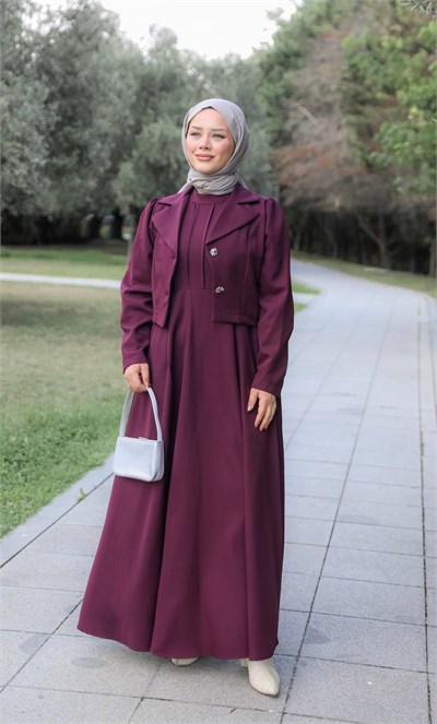 7191 Asil Duruş İkili Takım - Bordo