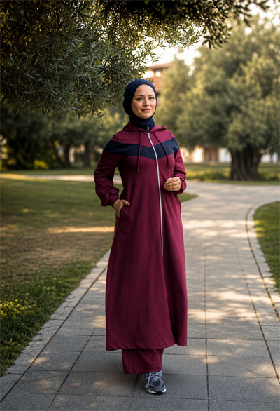 7193 Mevsimlik Konfor Takım - Bordo
