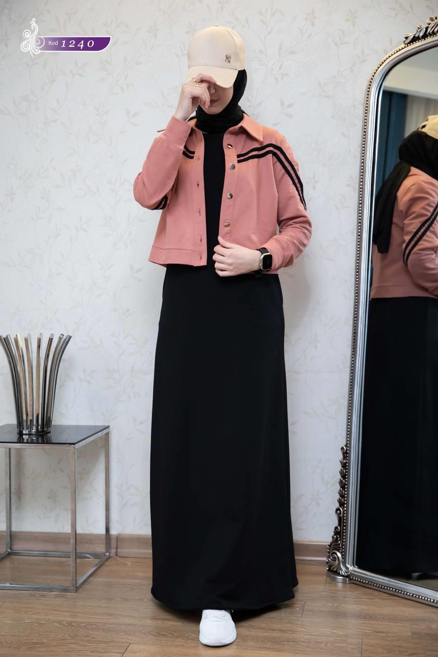   1240 Spor Takım (4mevsim) - Pembe-Siyah