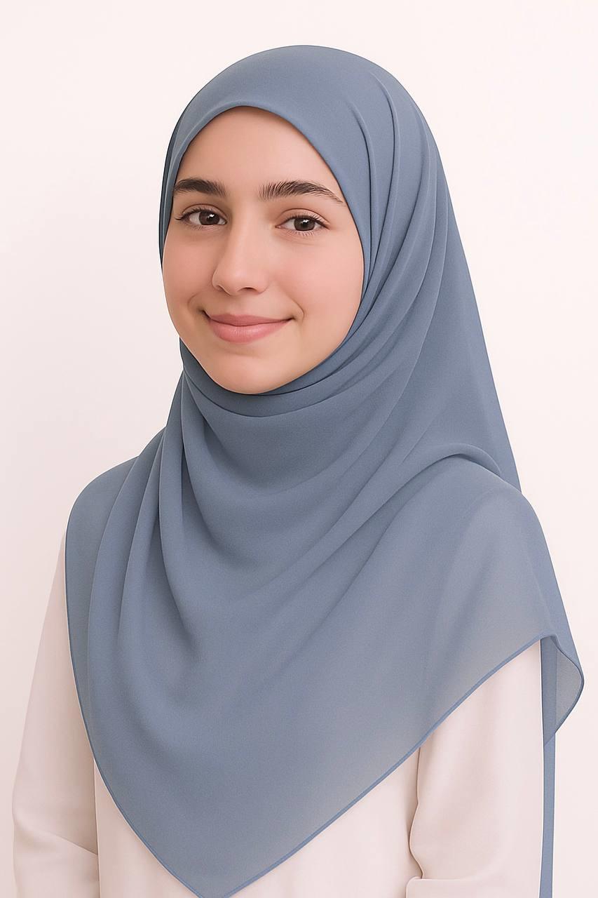 5000-10 Şifon Eşarp 125*125 cm