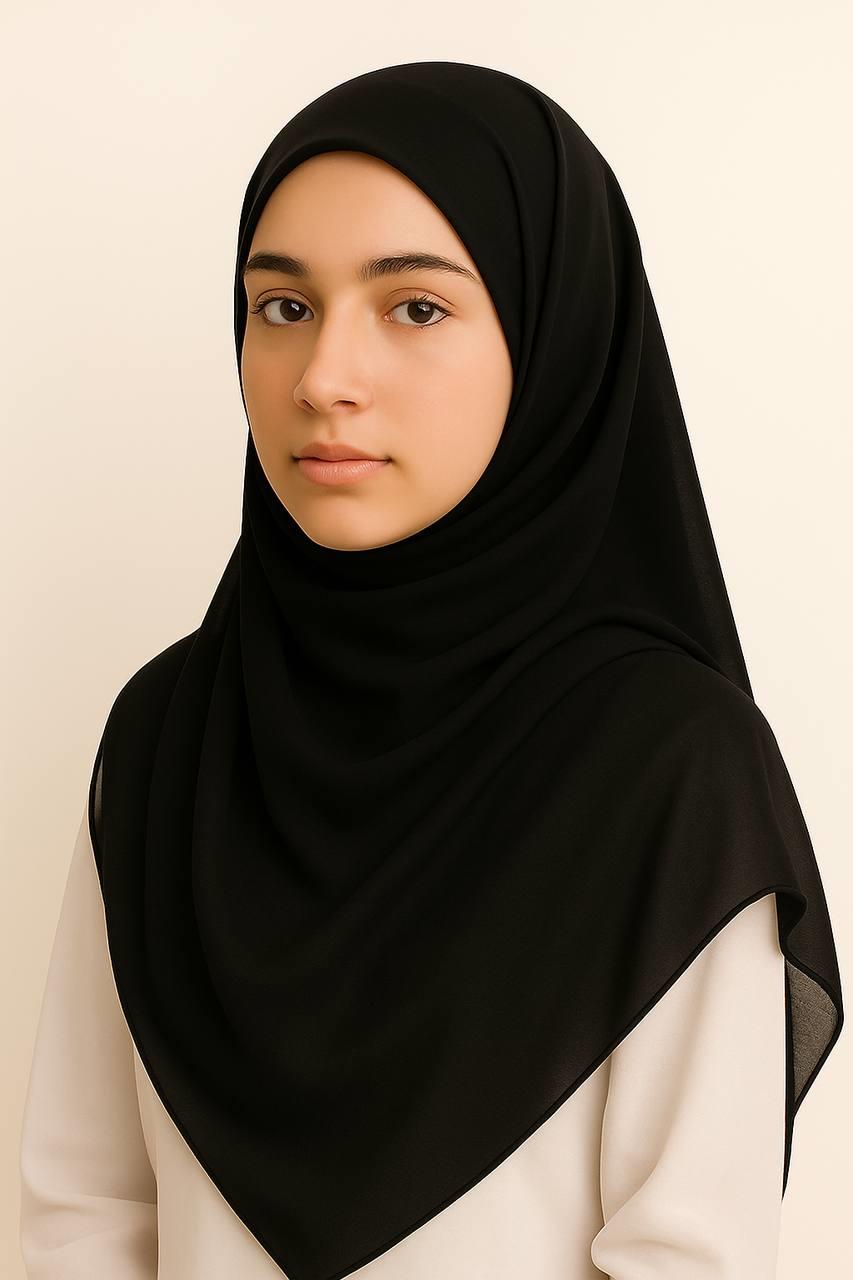 5000-13 Şifon Eşarp 125*125 cm