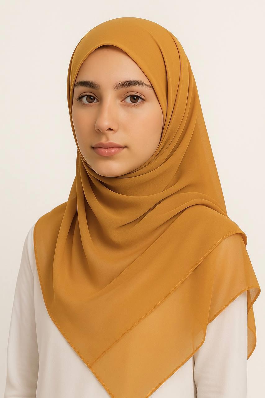 5000-15 Şifon Eşarp 125*125 cm