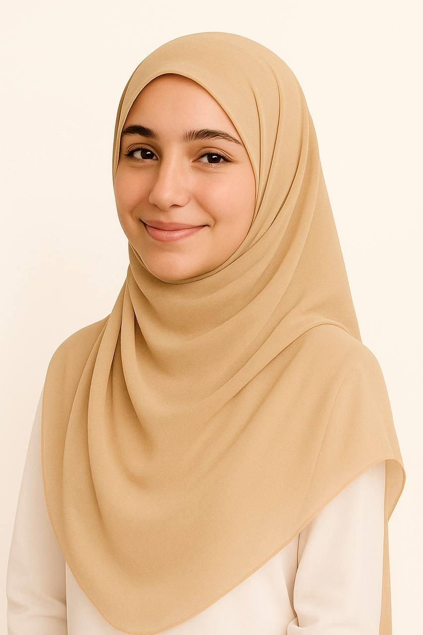 5000-17 Şifon Eşarp 125*125 cm
