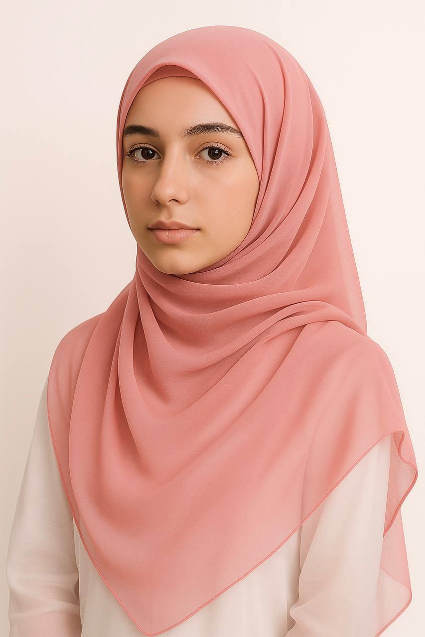 5000-6 Şifon Eşarp 125*125 cm