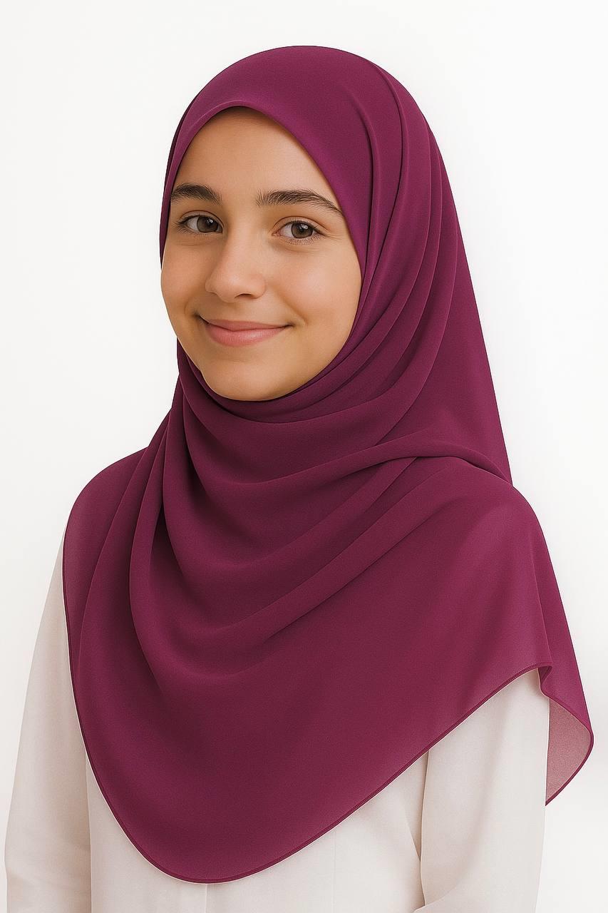 5000-8 Şifon Eşarp 125*125 cm