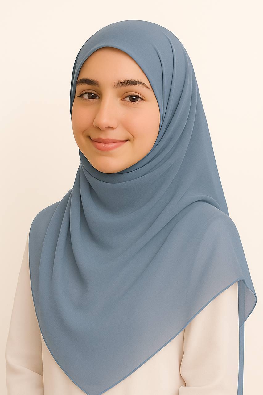 5000-9 Şifon Eşarp 125*125 cm