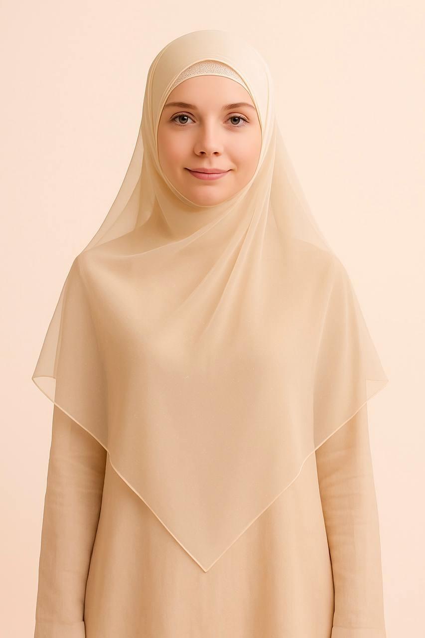 6000-17 Şifon Eşarp 150*150 cm