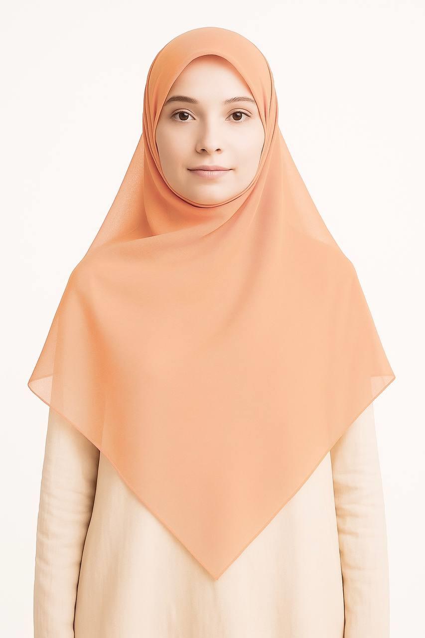 6000-19 Şifon Eşarp 150*150 cm