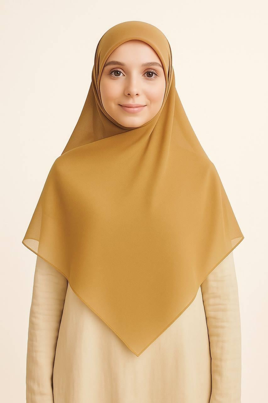 6000-21 Şifon Eşarp 150*150 cm
