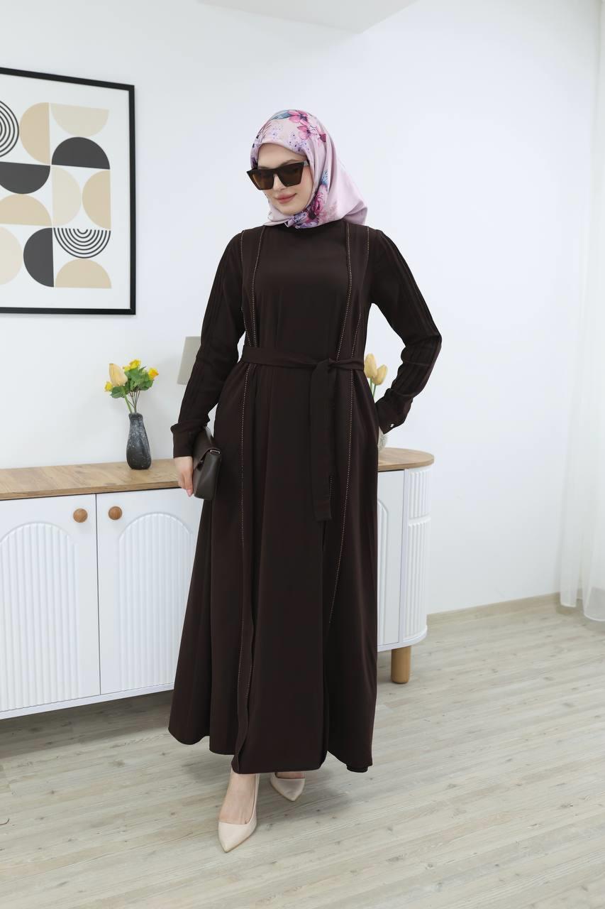 7016 Sade Modern Ferace - Kahverengi