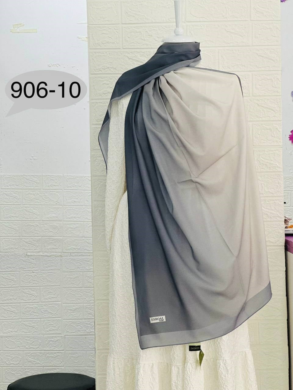 906-10 Degrade Renkli Şal