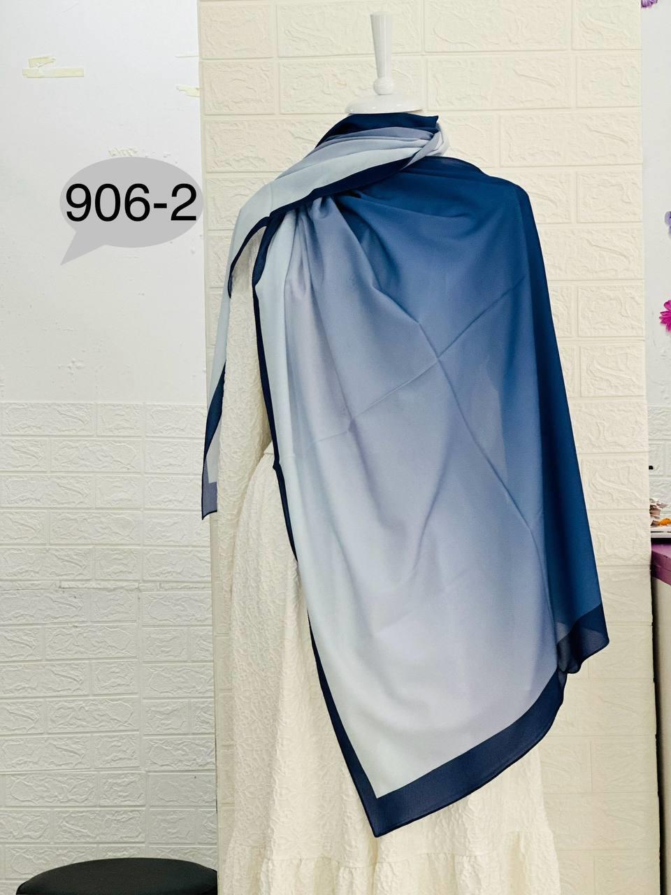 906-2 Degrade Renkli Şal