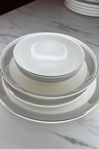 Neva N4789 Amber Classic Elegans 56 Parça 12 Kişilik Yemek Takımı