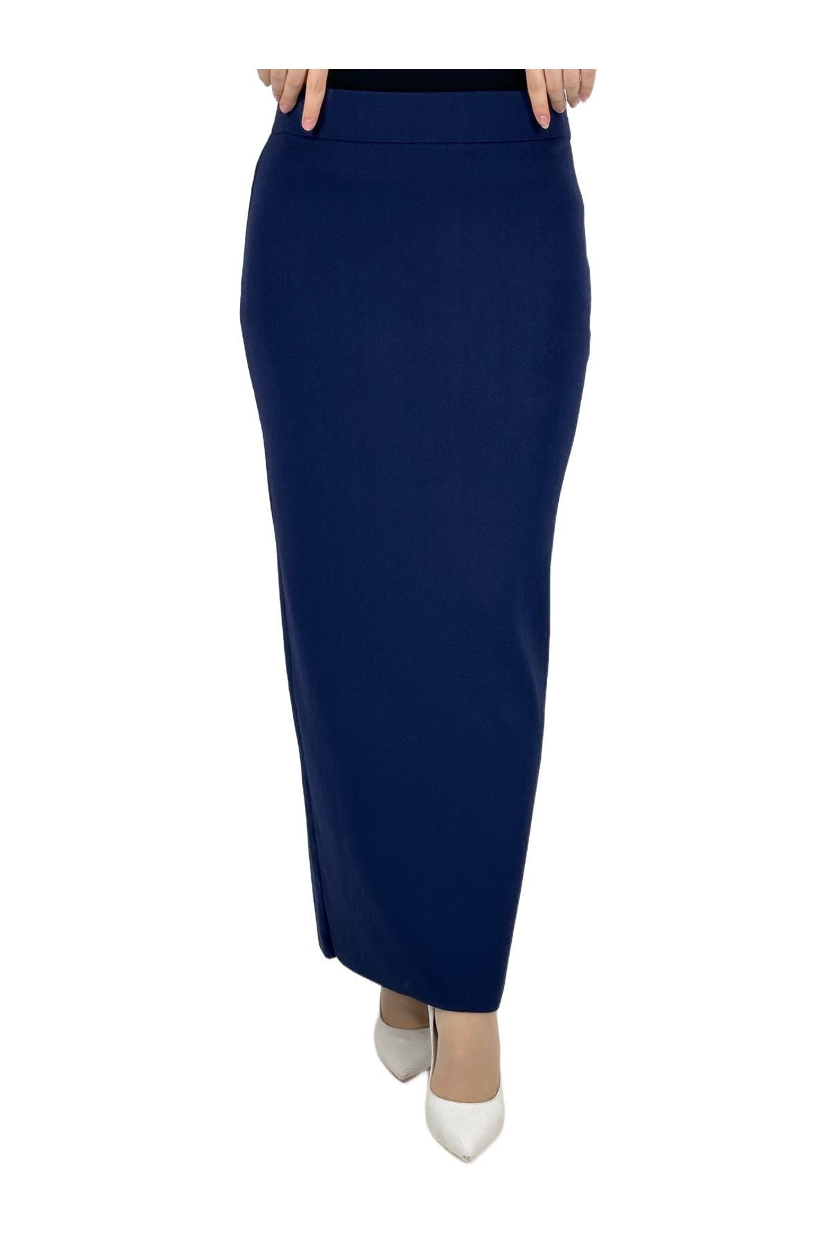 Merserize Triko Kalem Etek Lacivert OTW2829