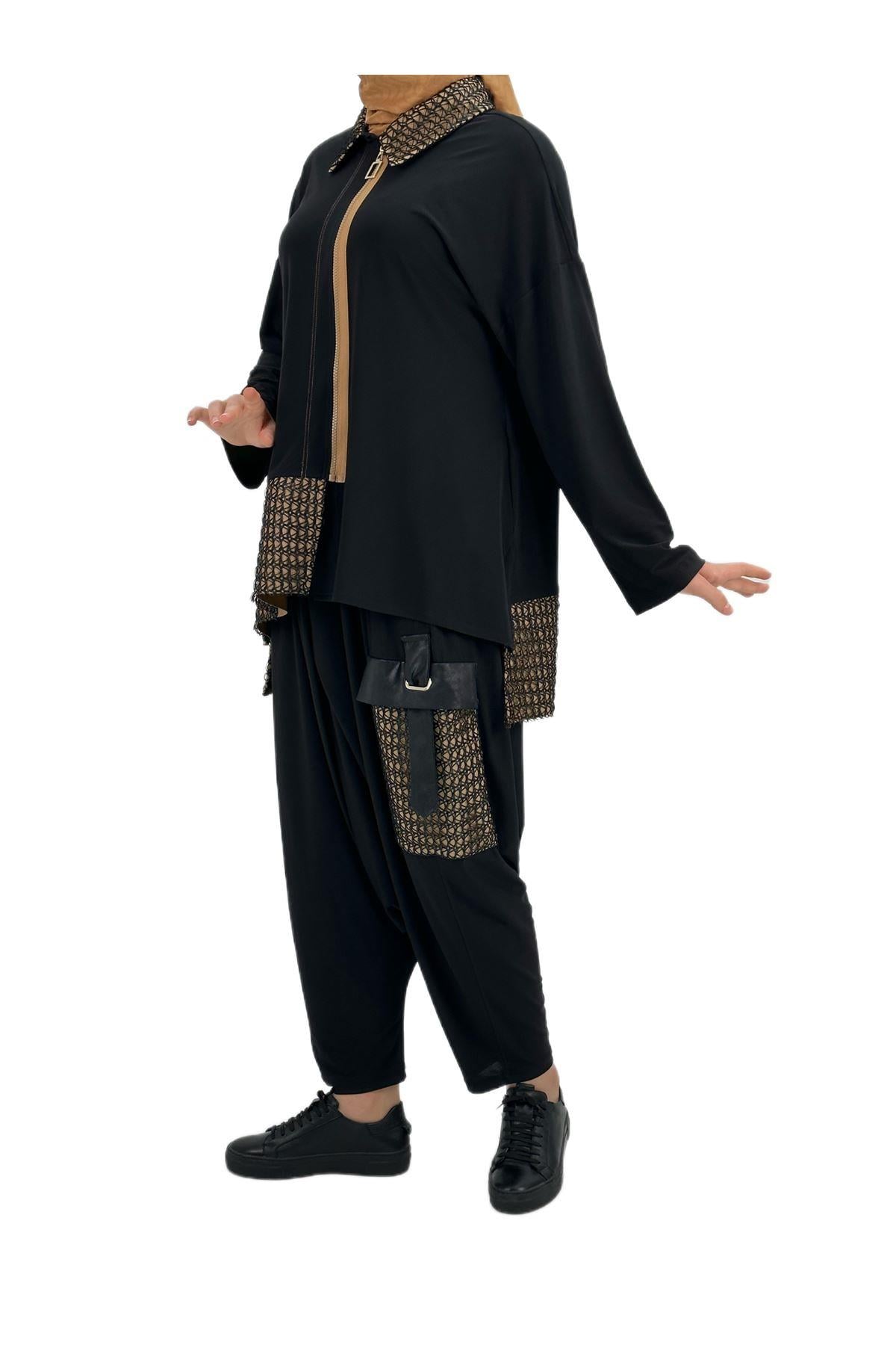 Şalvarlı Takım Siyah OTW41923