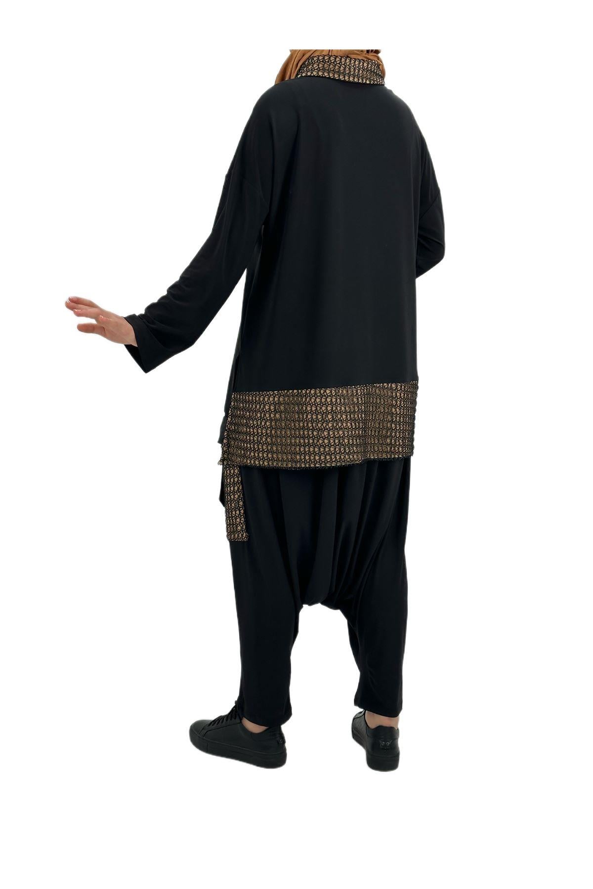 Şalvarlı Takım Siyah OTW41923
