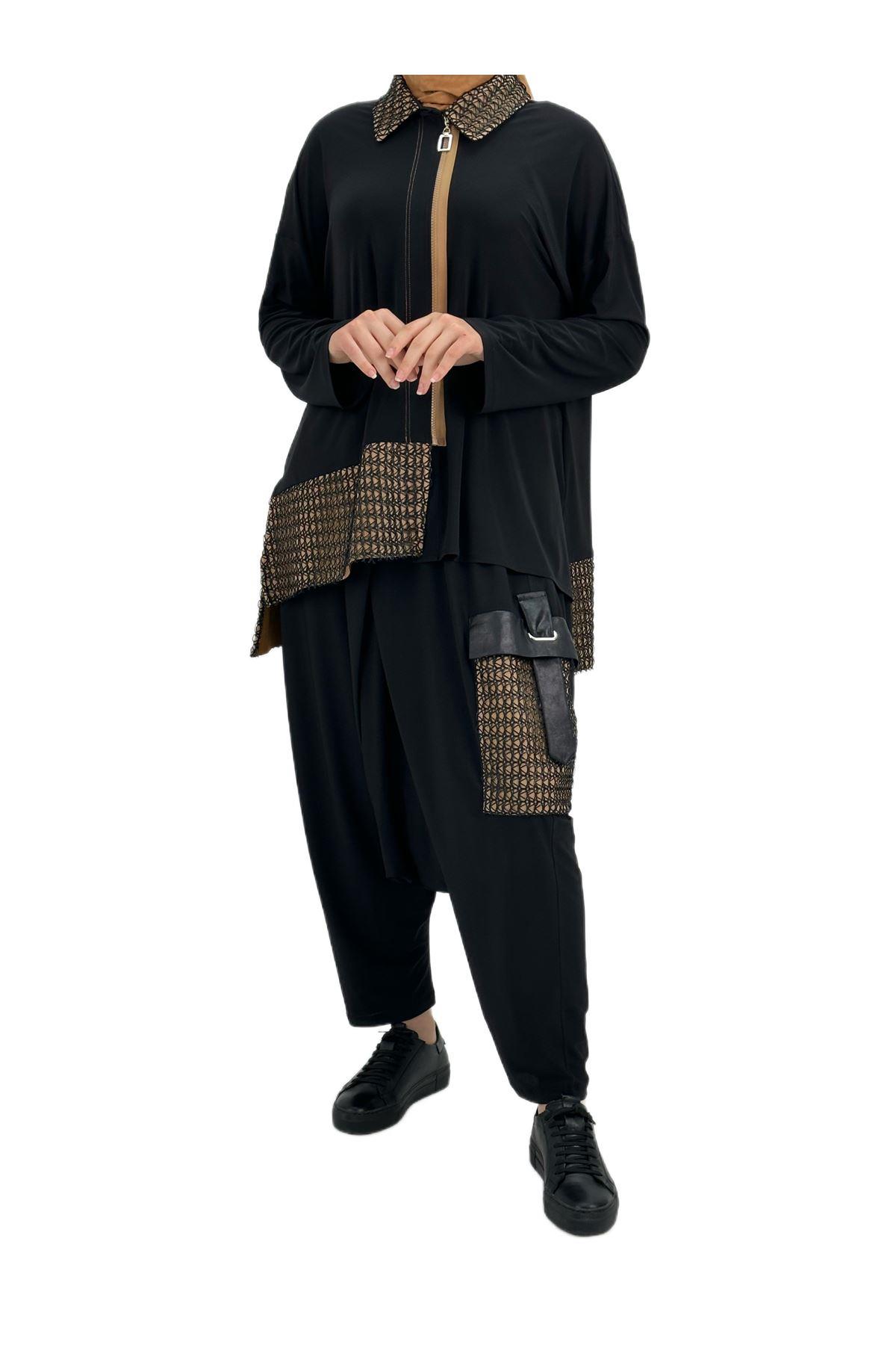 Şalvarlı Takım Siyah OTW41923