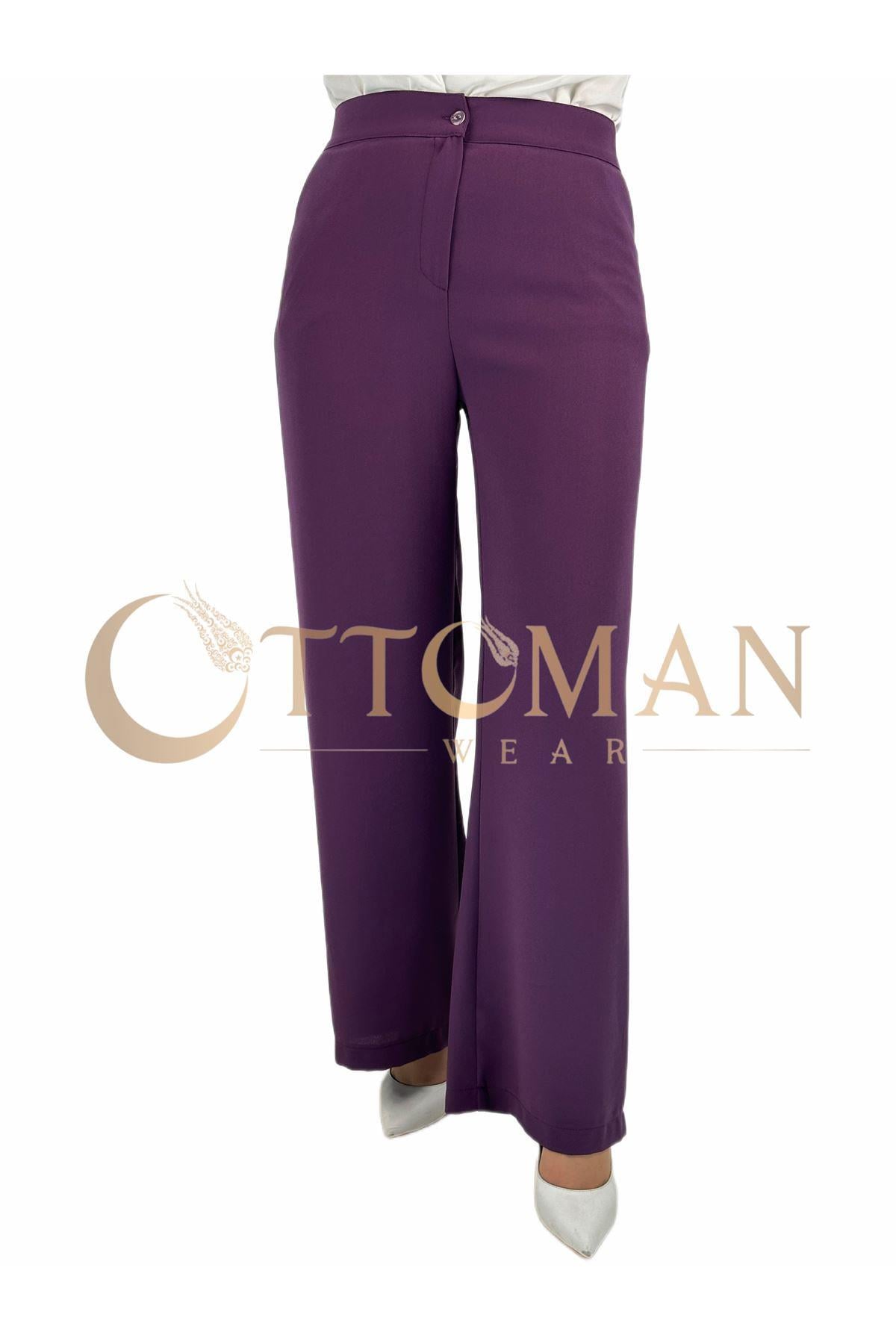 Krep Pantolon Mor OTW6558