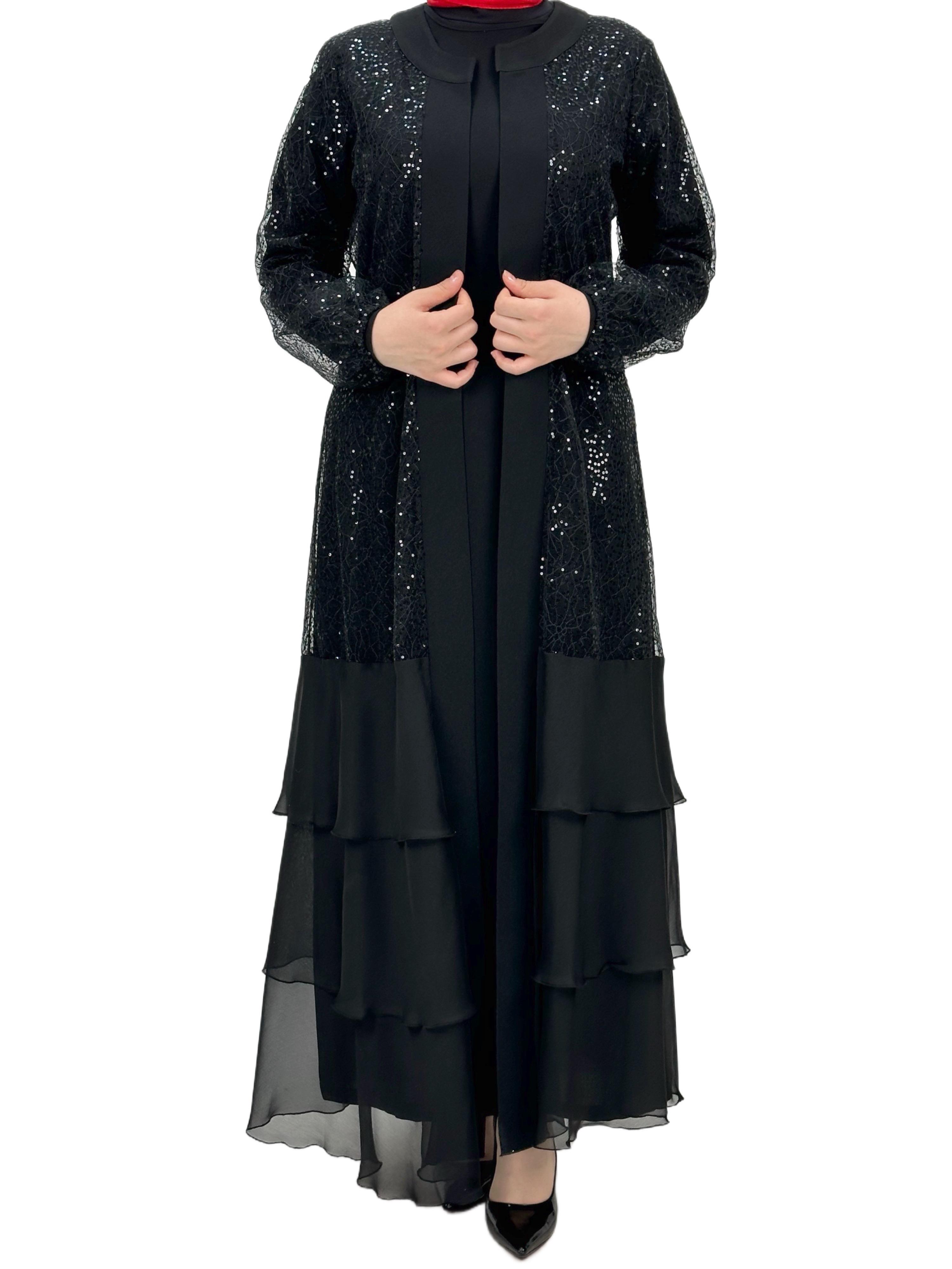 Abayalı Takım Siyah OTW36119
