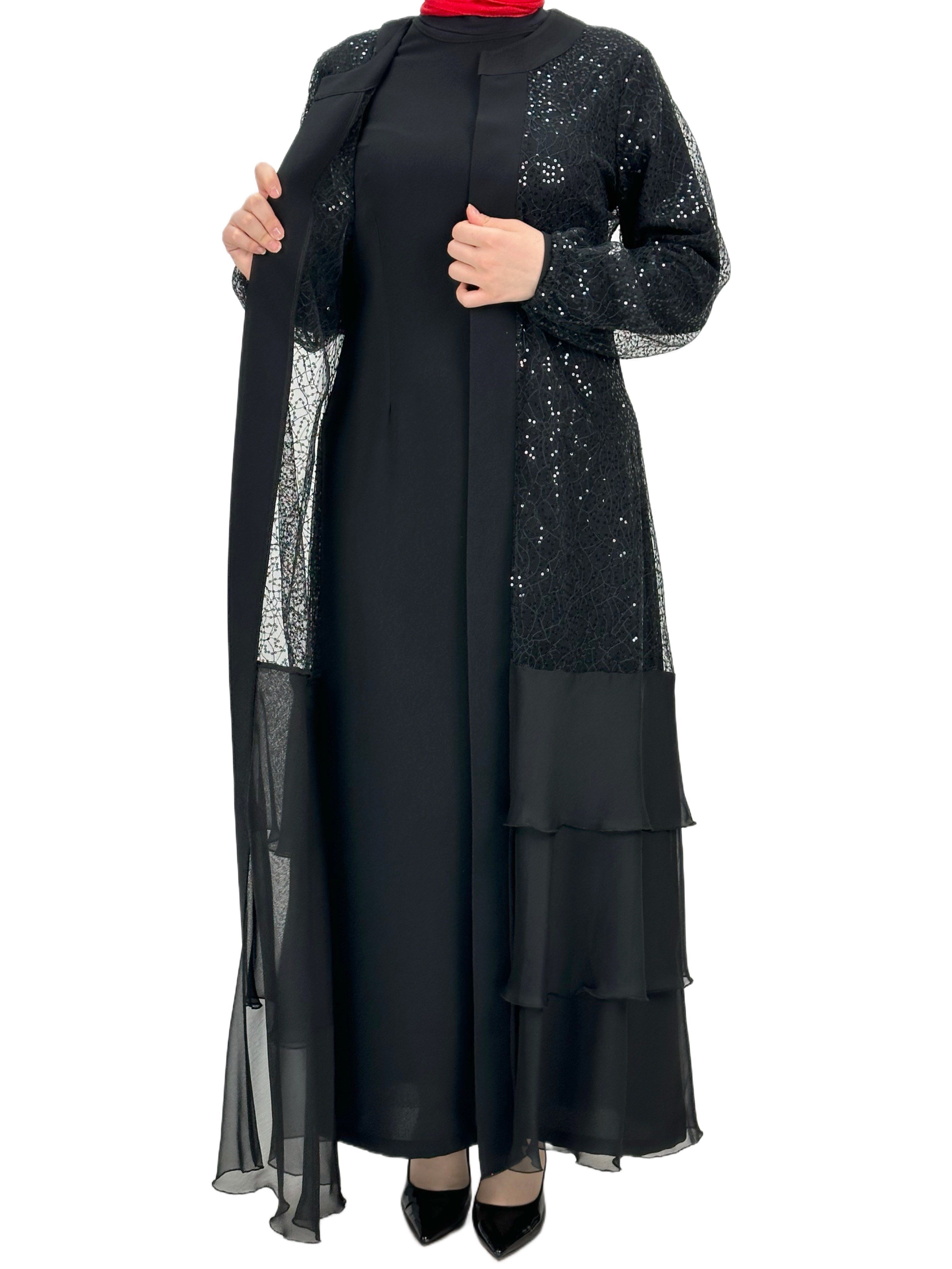 Abayalı Takım Siyah OTW36119
