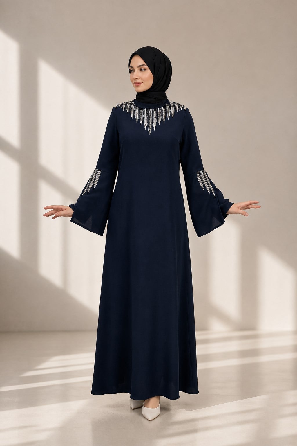 Abiye Elbise Lacivert OTW36222