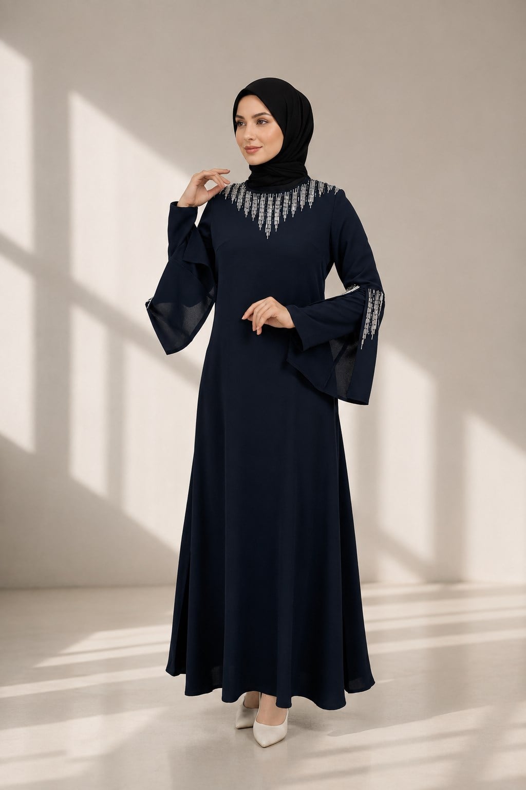 Abiye Elbise Lacivert OTW36222
