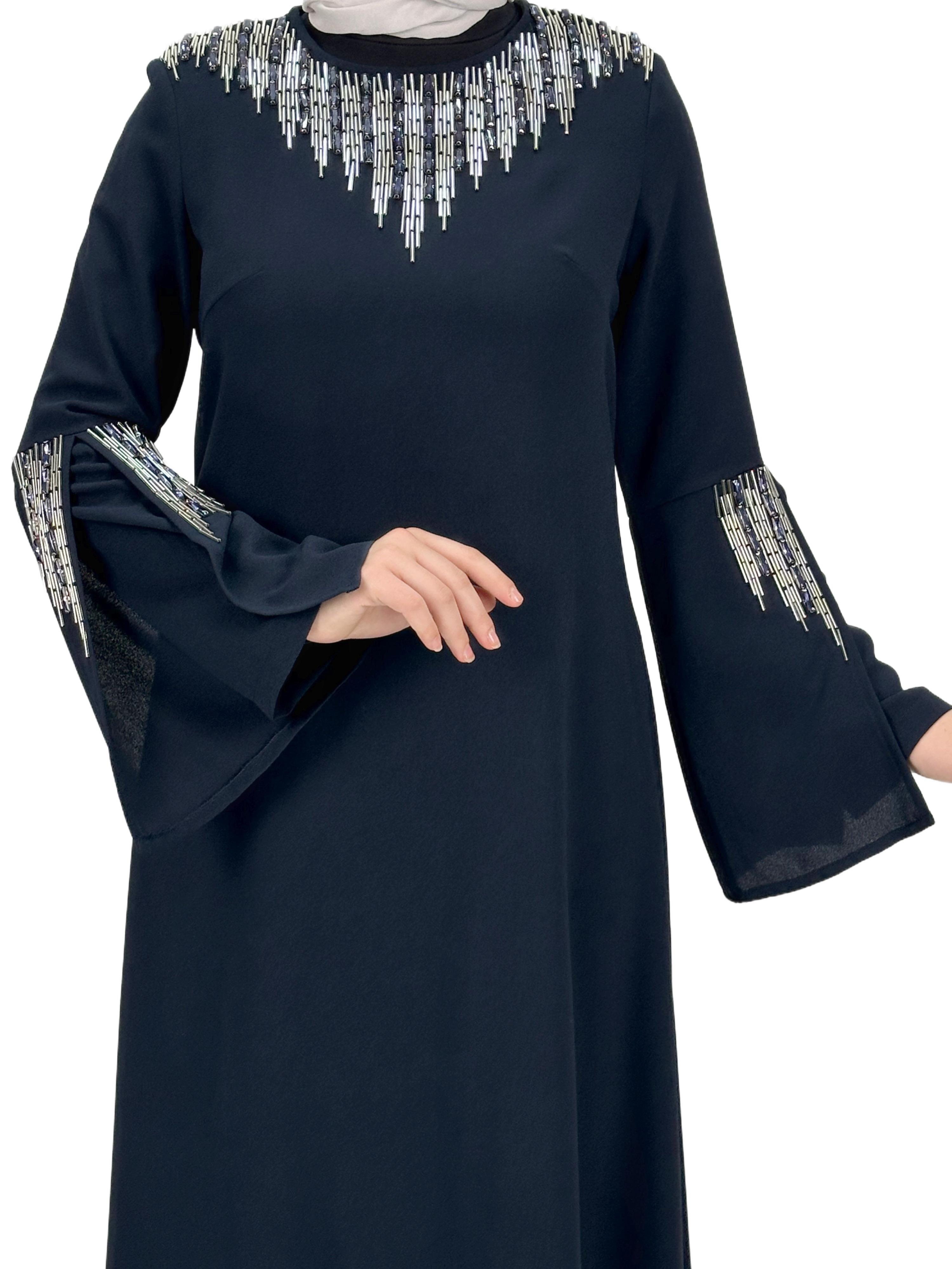 Abiye Elbise Lacivert OTW36222