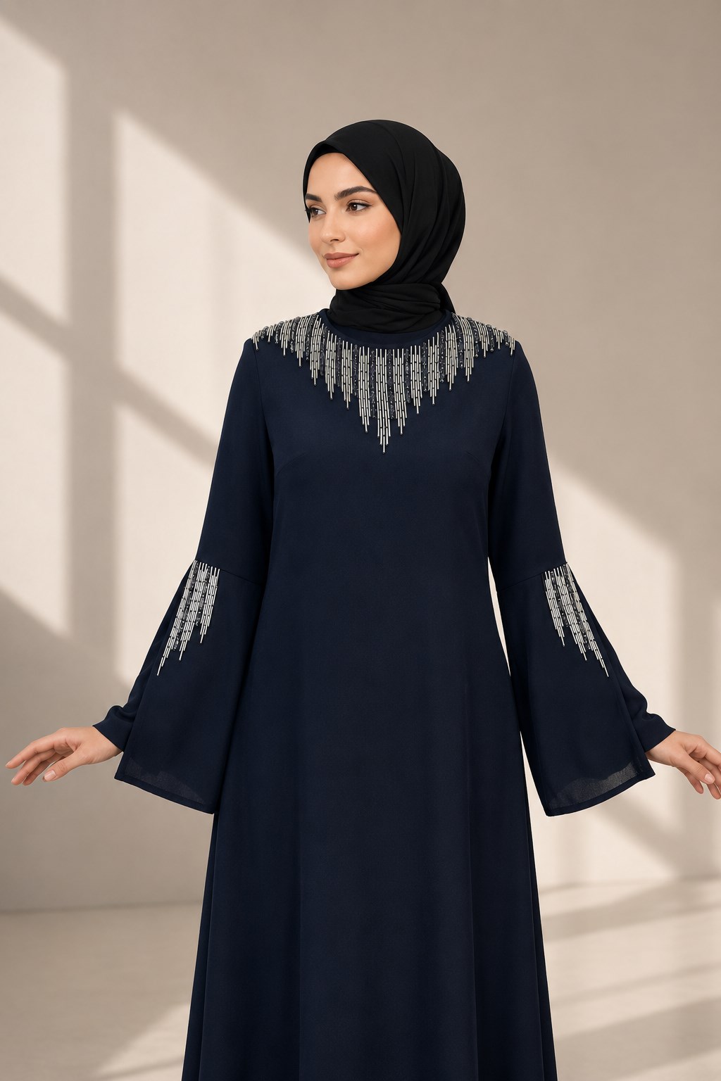 Abiye Elbise Lacivert OTW36222