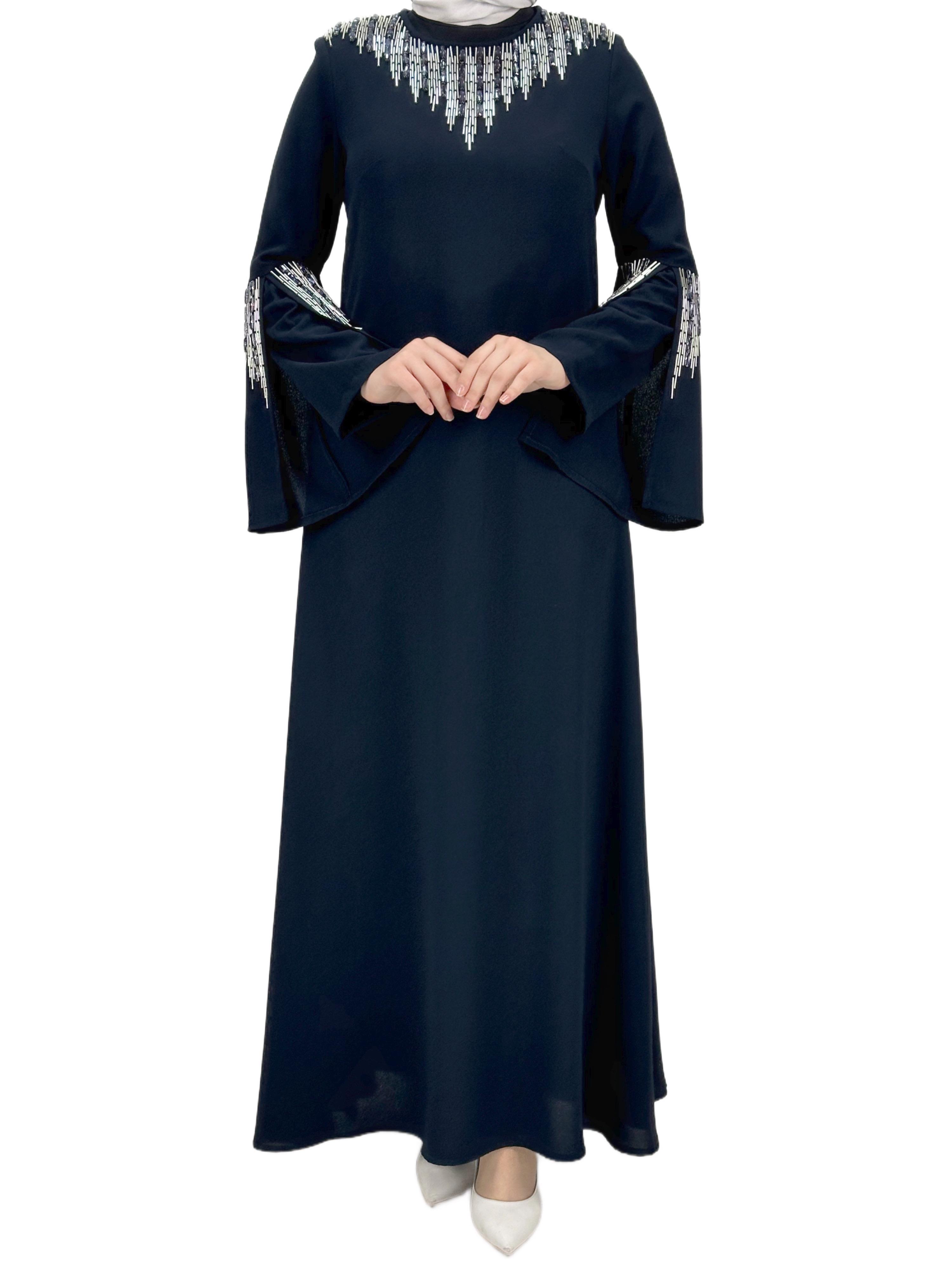 Abiye Elbise Lacivert OTW36222