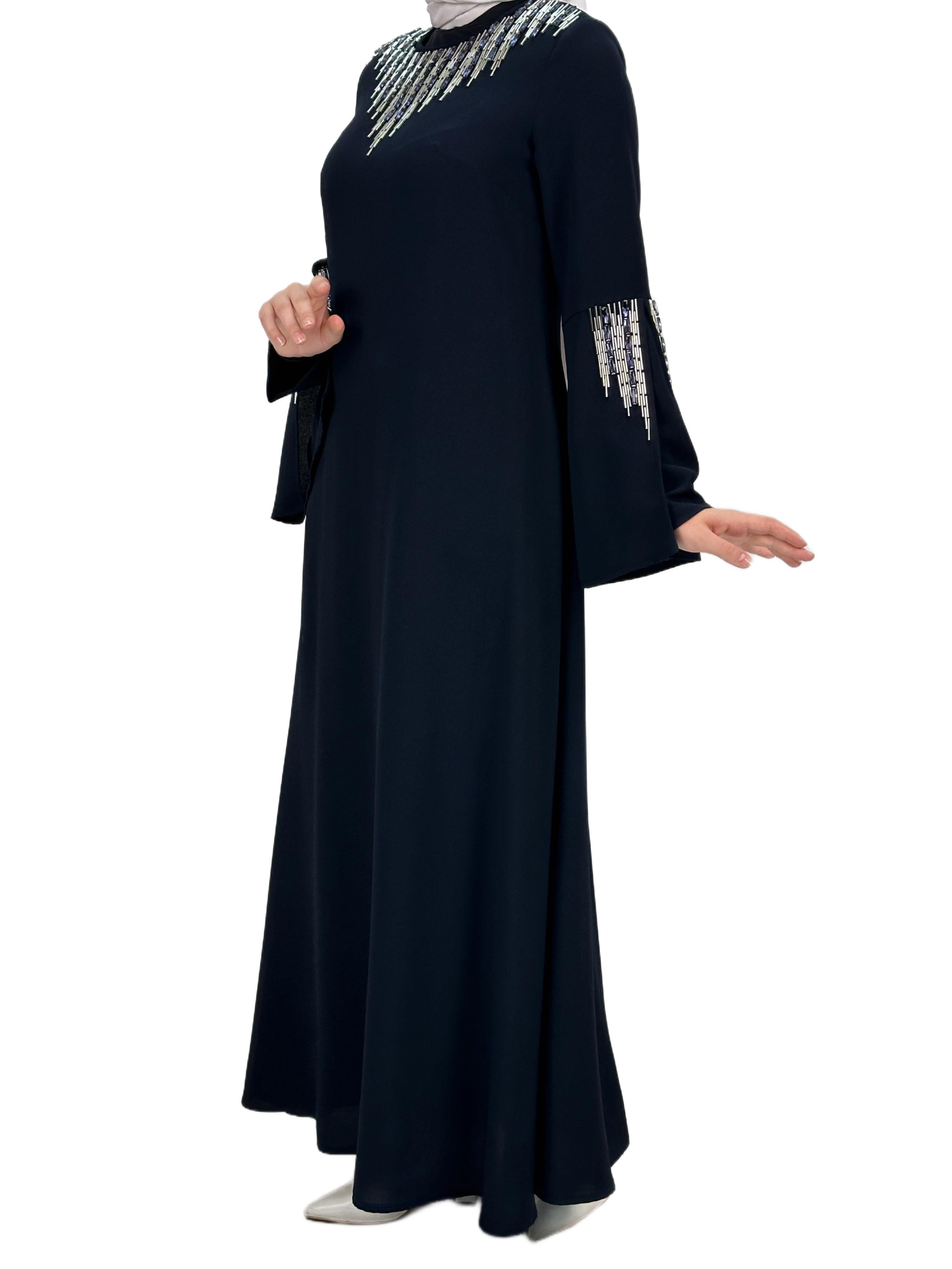 Abiye Elbise Lacivert OTW36222