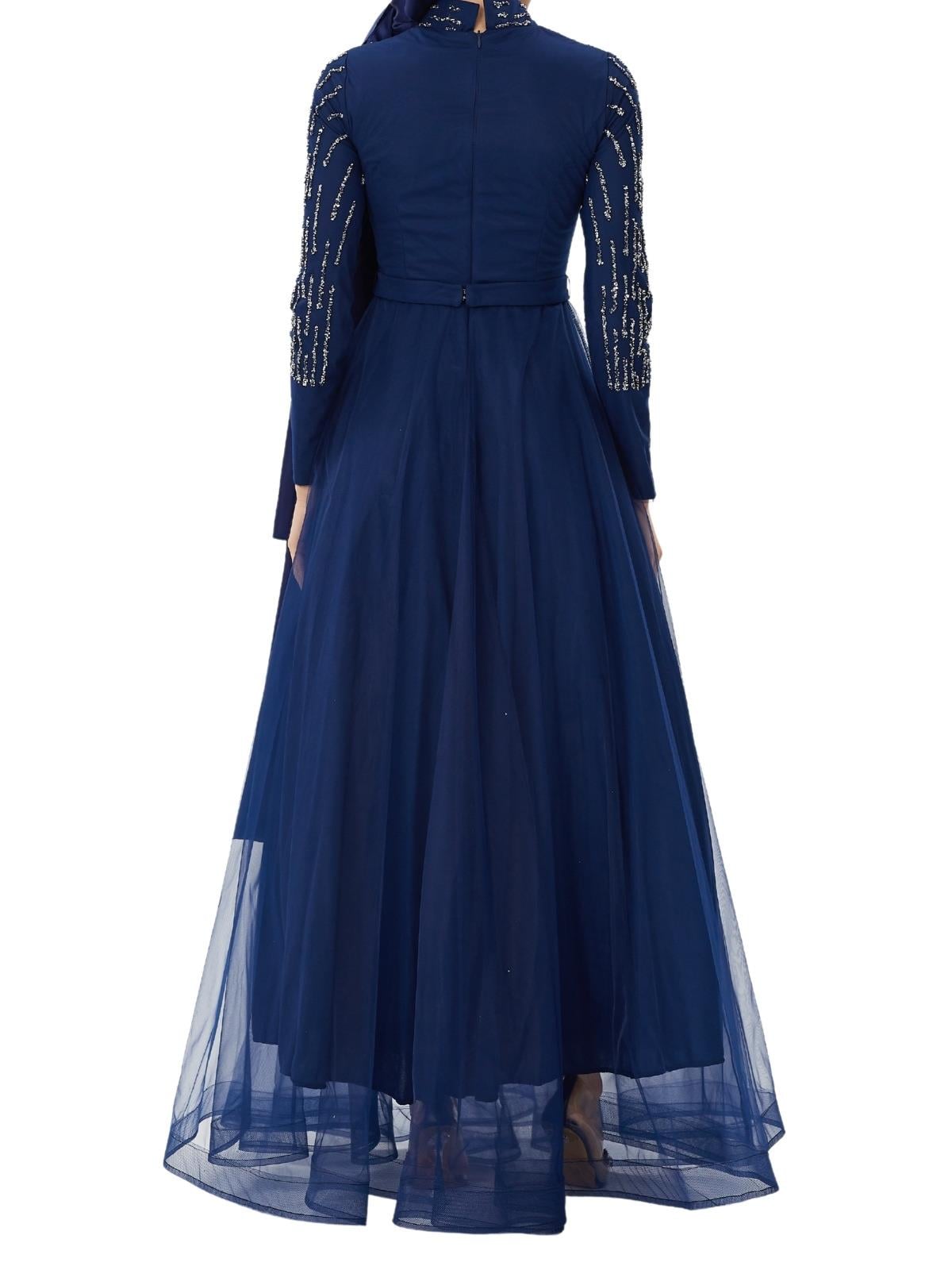 Abiye Elbise Lacivert OTW4437