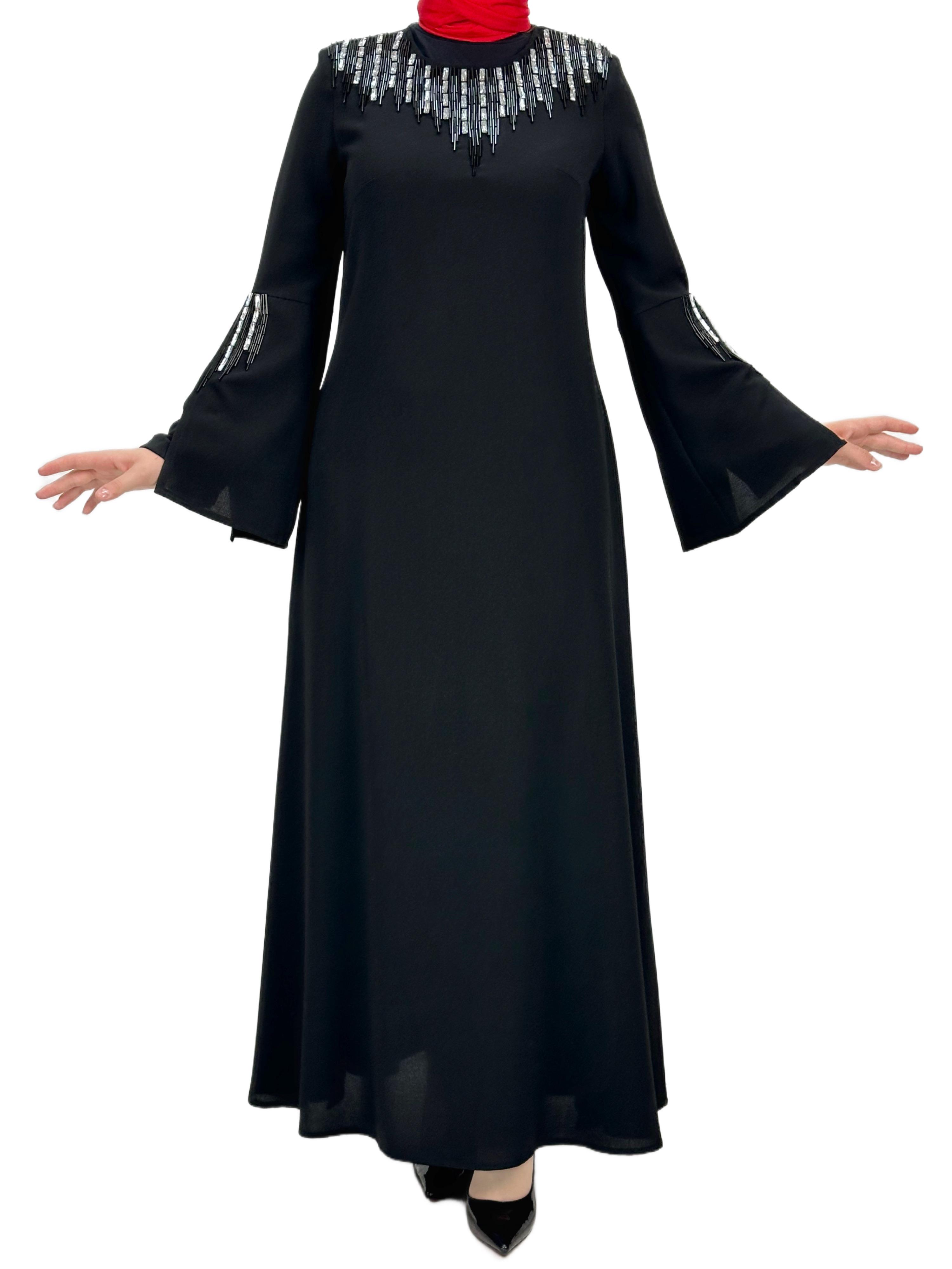 Abiye Elbise Siyah OTW36222