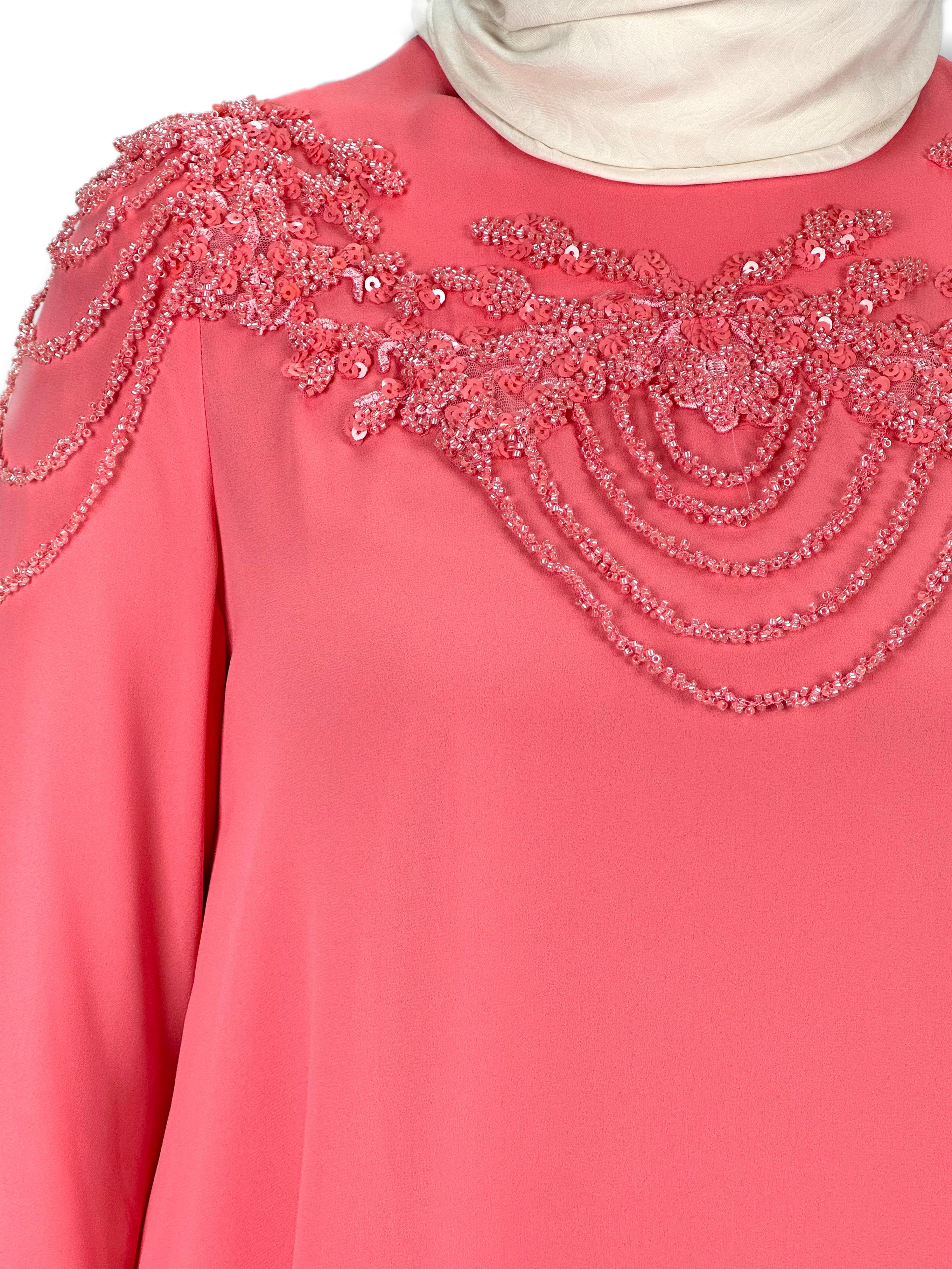 Abiye Pantolonlu Takım Pembe OTW40948