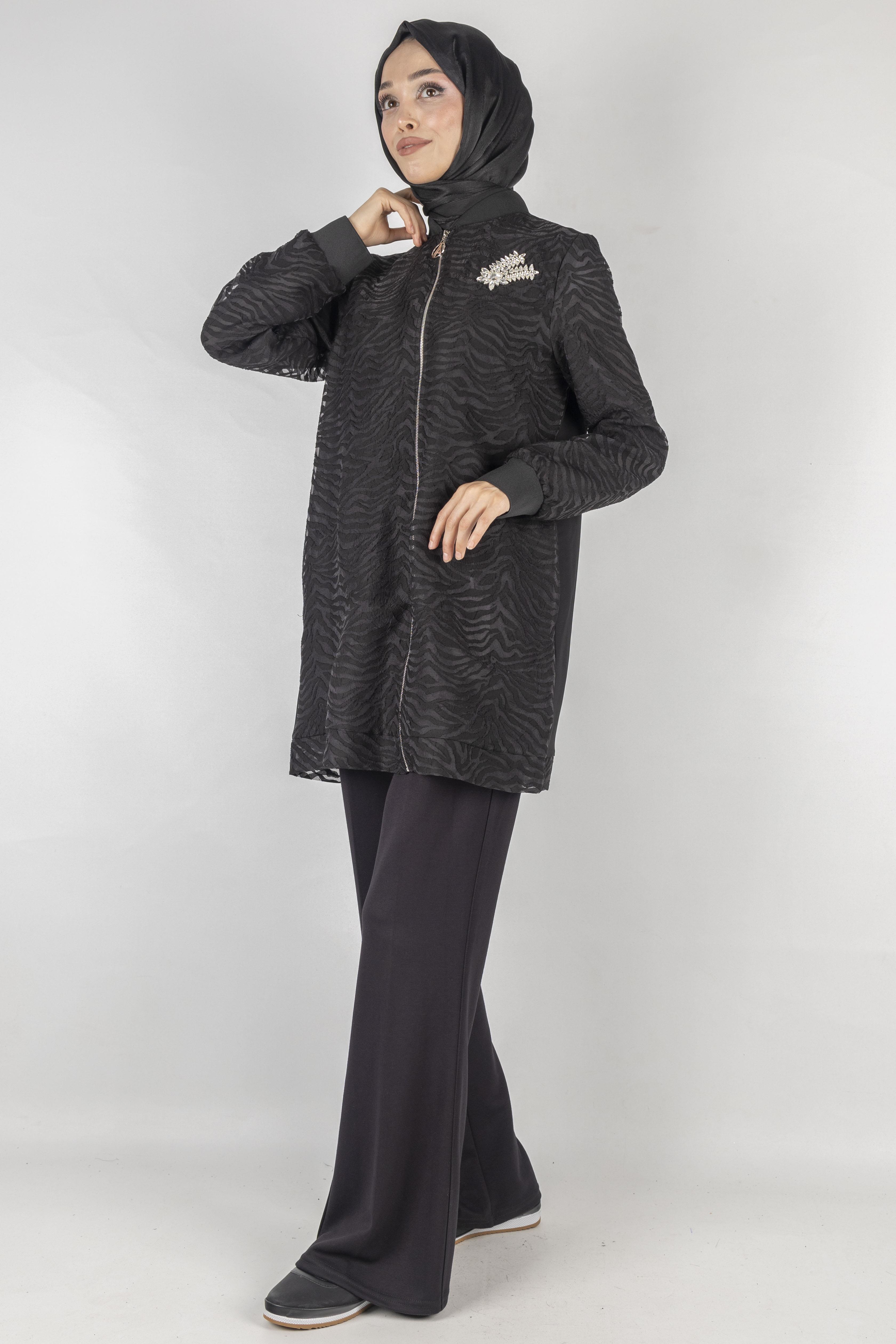 Armine Trend Ceket Siyah OTW418
