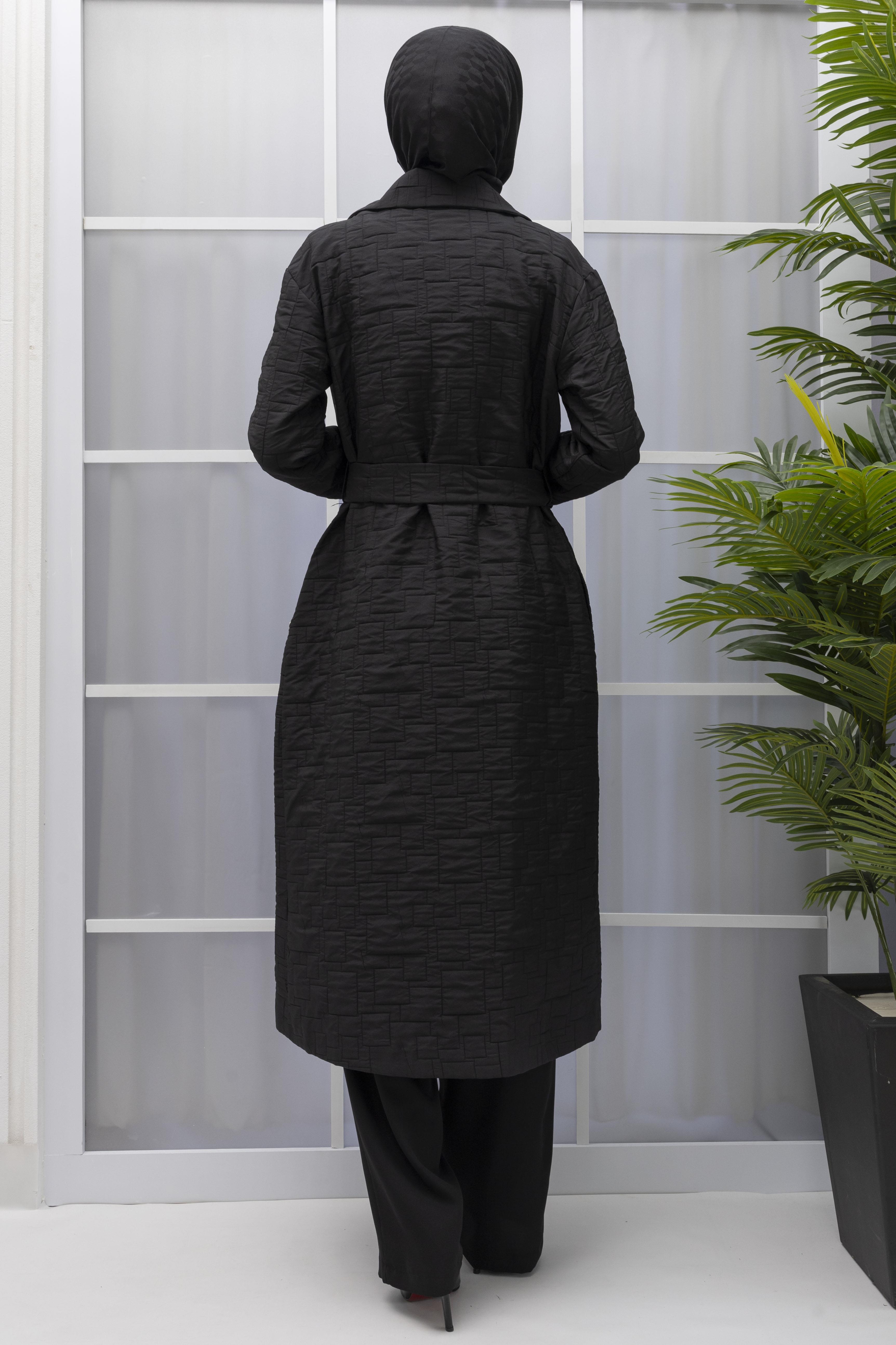 ARMİNE TREND KAPİTONE KAP Siyah OTW811