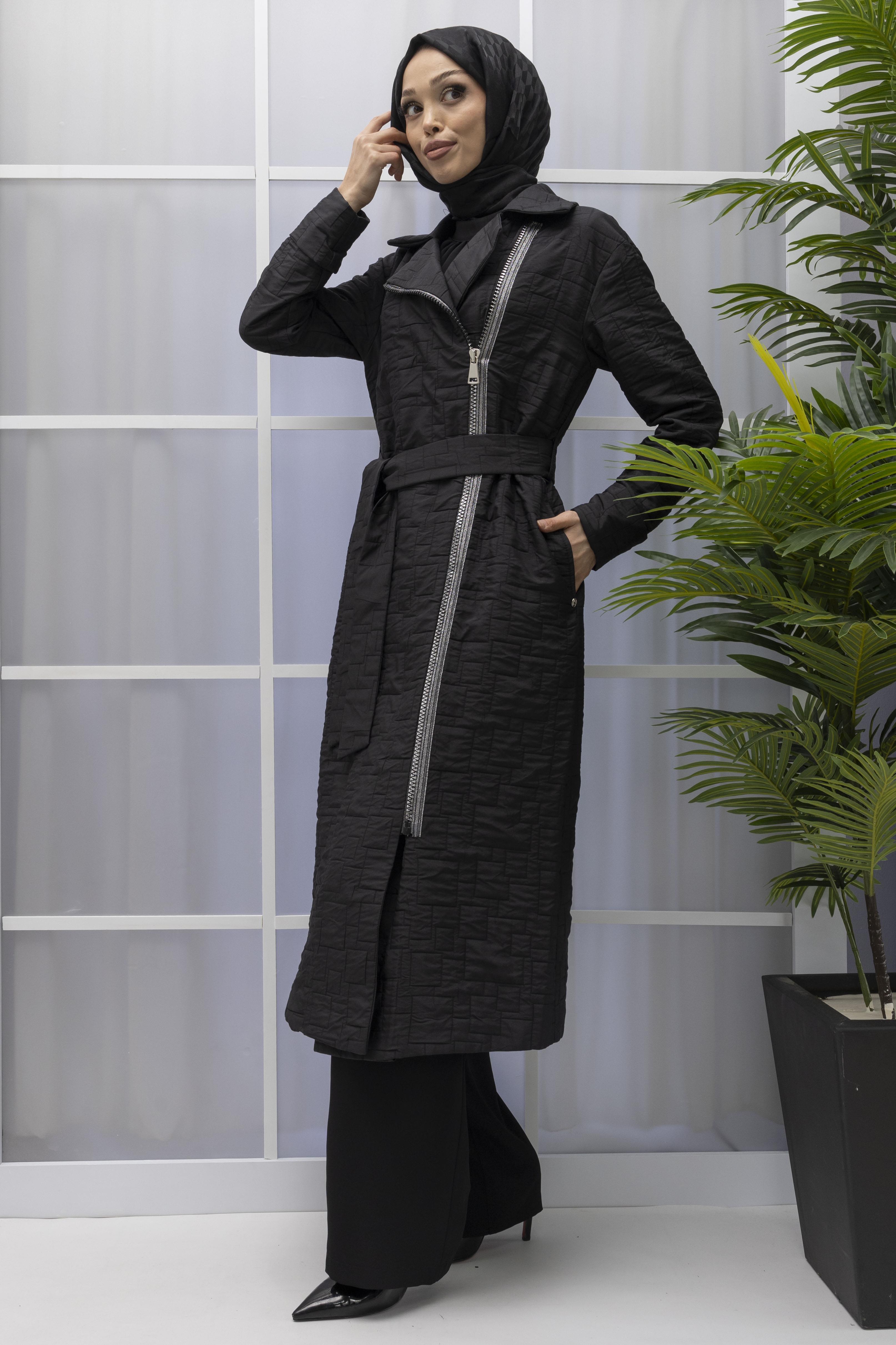 ARMİNE TREND KAPİTONE KAP Siyah OTW811