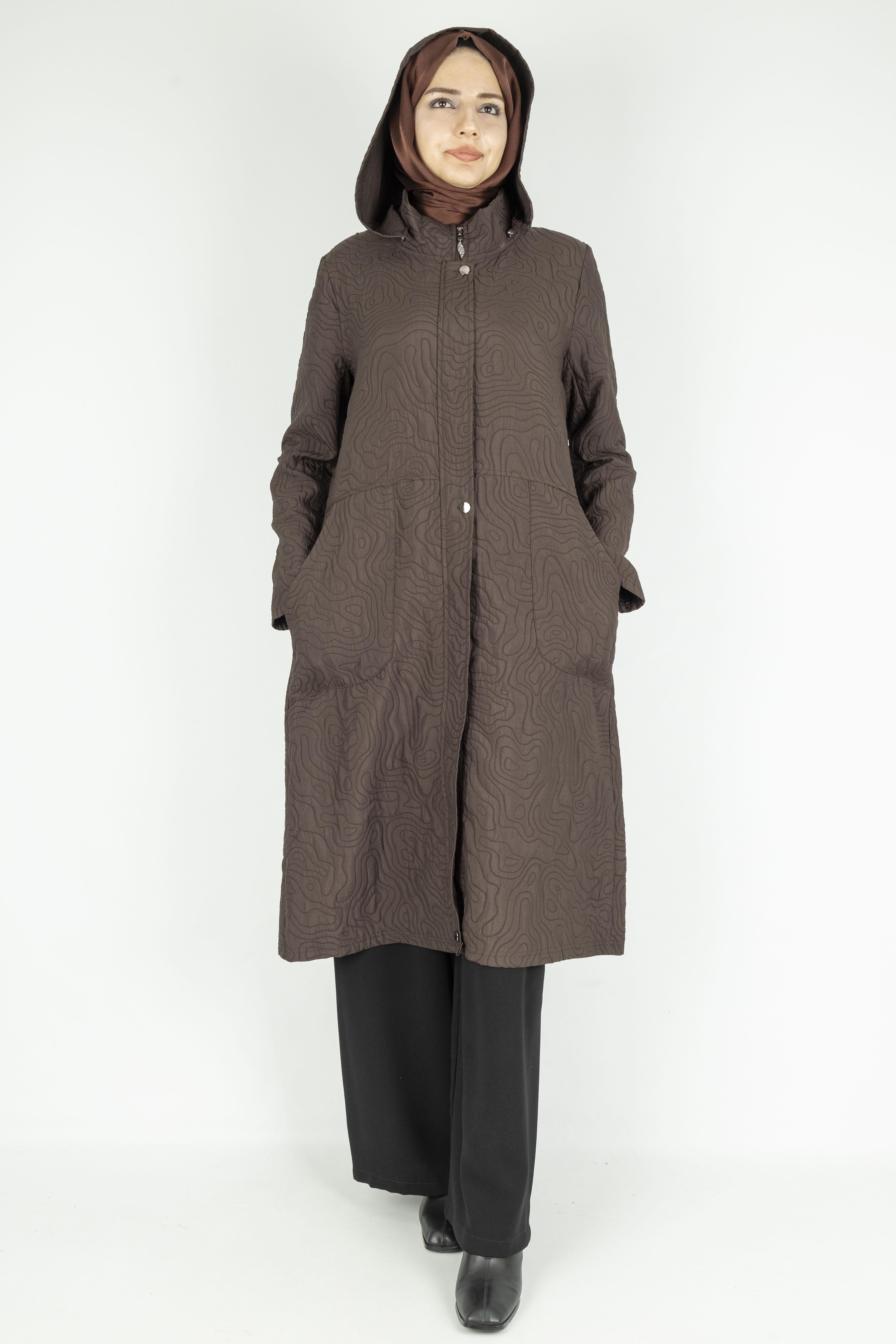 Astarsız Kapitone Kap Kahve OTW313