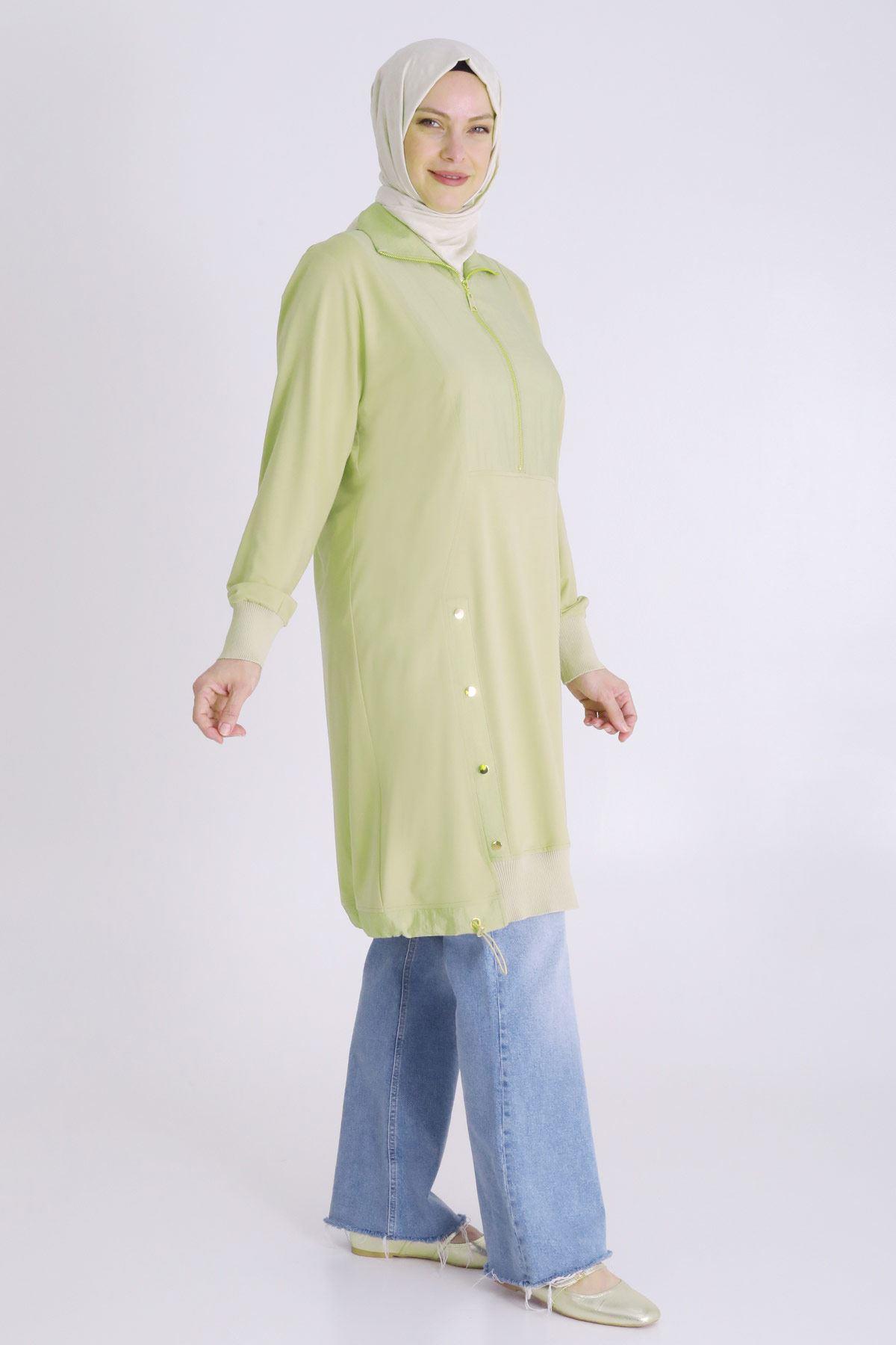 Behrem Büyük Beden Örme Tunik Ihlamur OTW20120