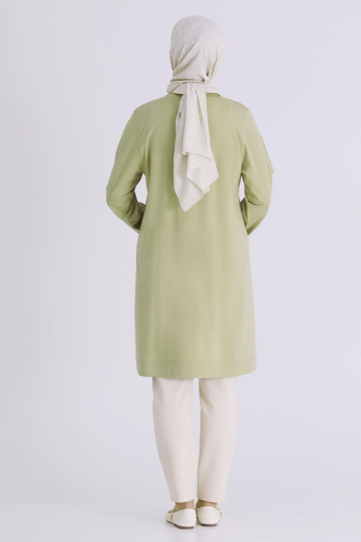 Behrem Büyük Beden Tesettür Tunik Ihlamur OTW20135