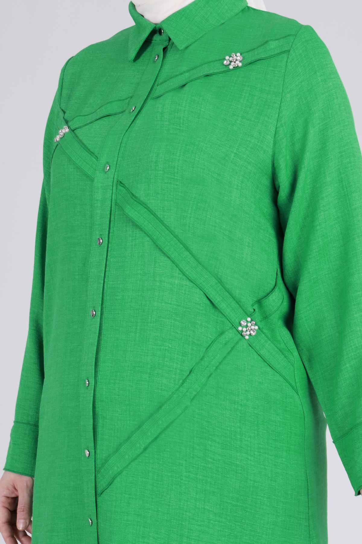 Behrem Büyük Beden Tunik Benetton OTW2335