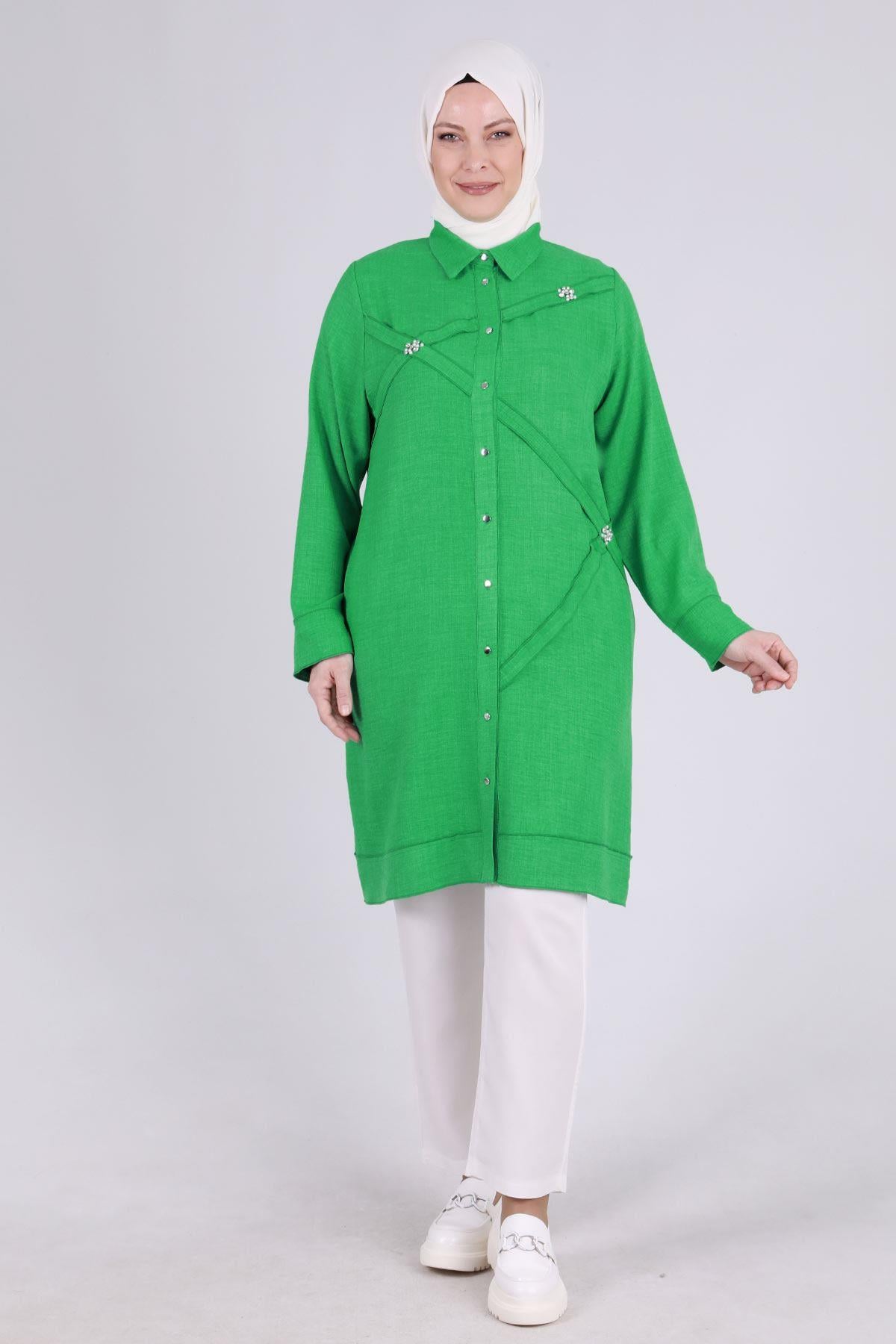 Behrem Büyük Beden Tunik Benetton OTW2335