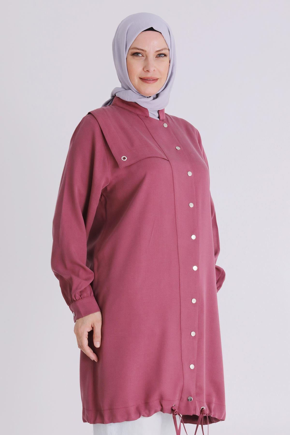 Behrem Büyük Beden Tunik Dut OTW2546